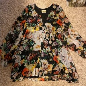 Mumu floral party dress